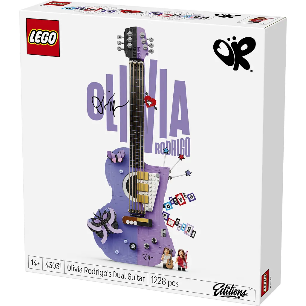 Конструктор LEGO Editions Music Подвійна гітара Олівії Родріґо 1228 ел. (43031) - фото 4
