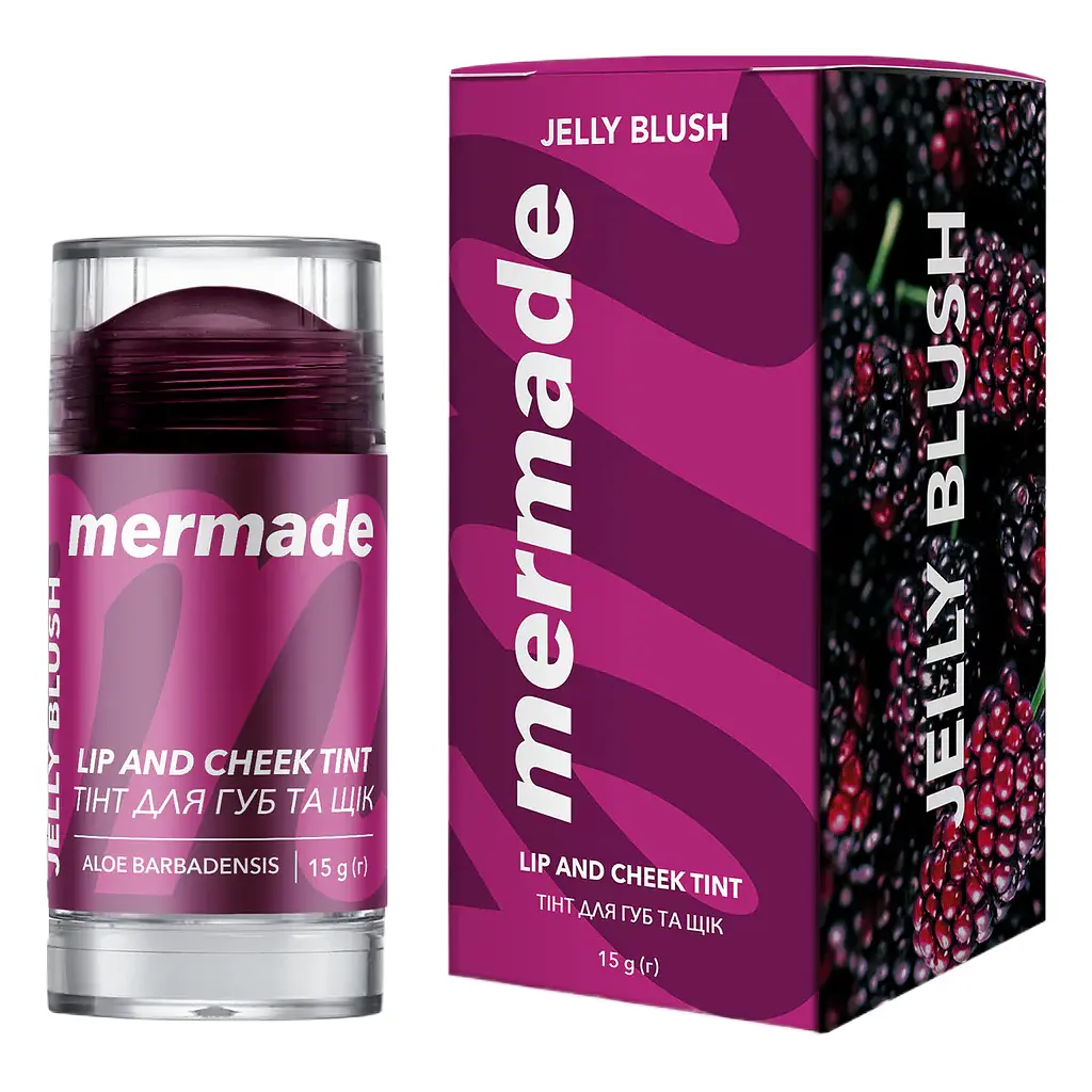 Тінт для губ Mermade Jelly Blush Для губ і щік 15 г (4823122903242) - фото 3