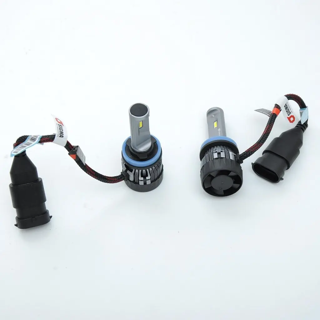 LED лампи автомобільні SIGMA MINI H11/H8 радіатор 4000Lm/CSP/30W/6000K/IP65/9-32V 2шт