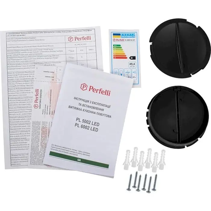 Витяжка пласка Perfelli PL 5002 W LED - фото 8