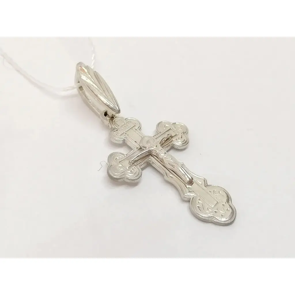 Золотой крестик Империя золота. Распятие Христа. КР098БИ - фото 3