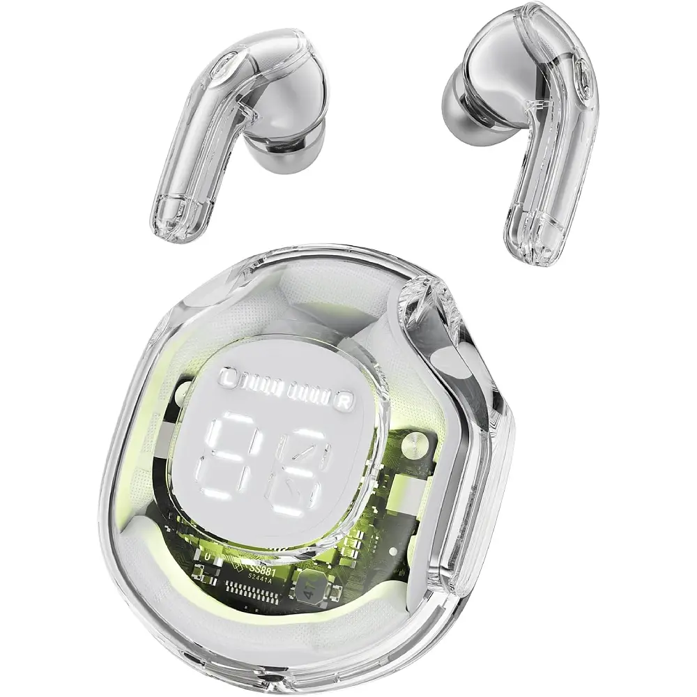 Наушники TWS Acefast T8 white moon - фото 2