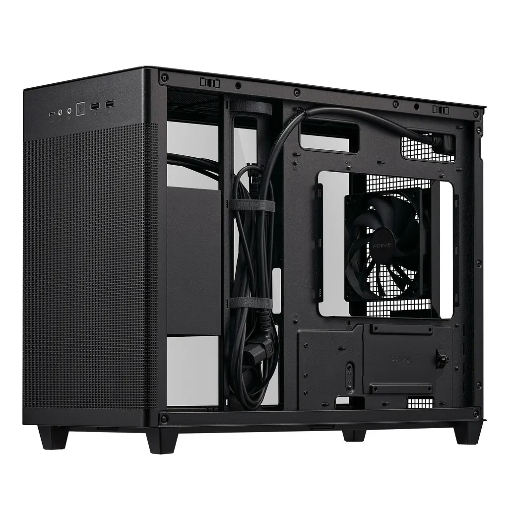 Корпус ASUS Prime AP201 Tempered Glass Black (90DC00G0-B39010) Без БП - фото 7