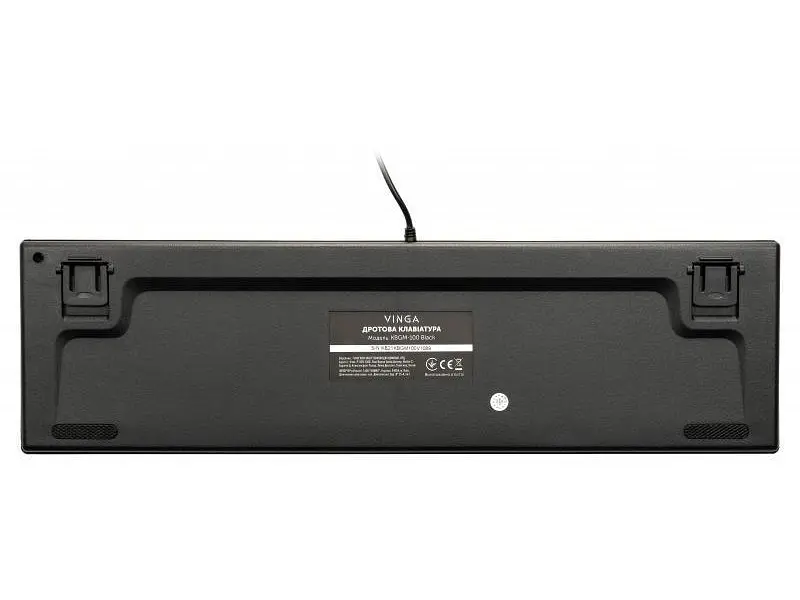 Клавіатура Vinga KBGM-100 Black - фото 8