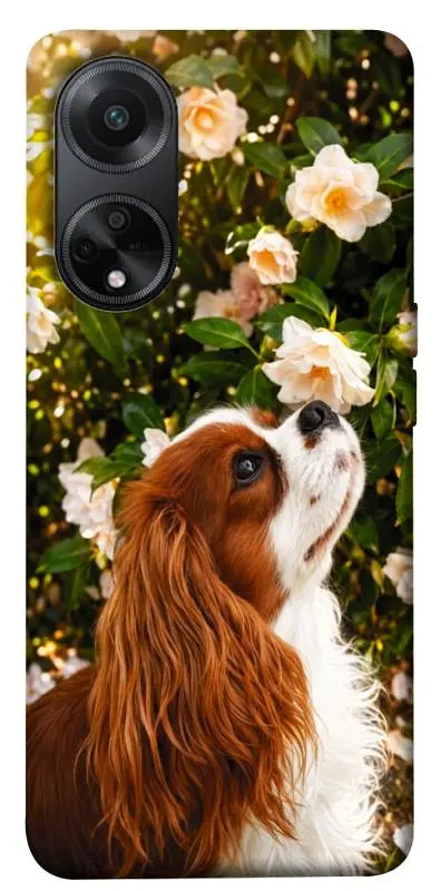 TPU чохол Demsky Flower spaniel для Oppo A58 4G