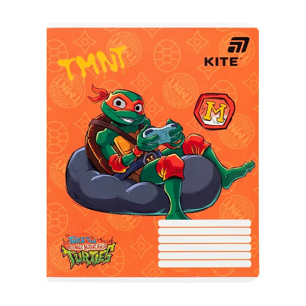 Зошит Kite Ninjia Turtles, 18 аркушів, клітинка (NT26-236), в асортименті - фото 10