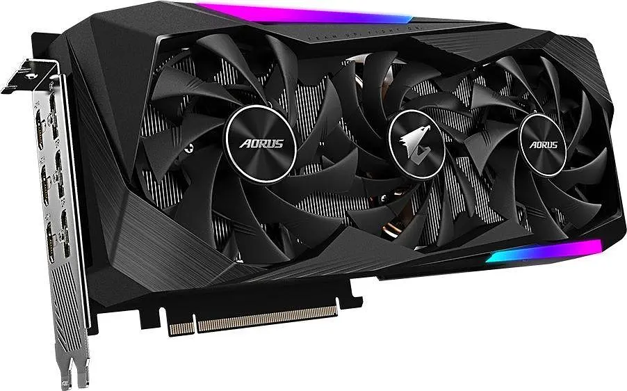 Видеокарта Gigabyte RTX 3070 8Gb Aorus Master LHR (GV-N3070AORUS M-8GD) (GDDR6, 256 bit, PCI-E v4.0 x16) Б/у - фото 2