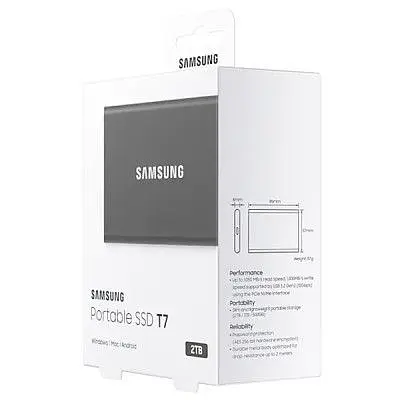 Накопичувач SSD USB 3.2 2TB T7 Samsung (MU-PC2T0T/WW) - фото 10