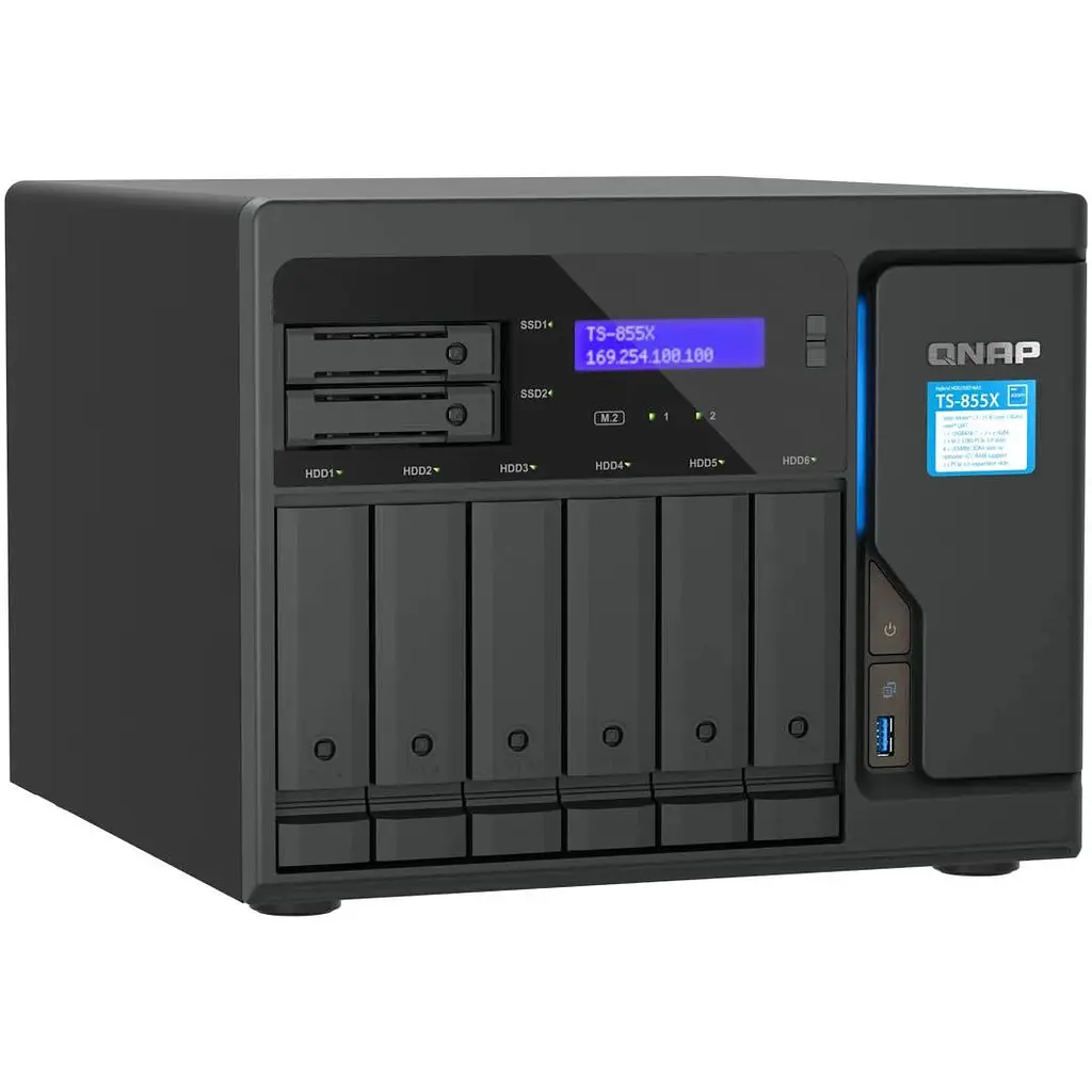 Мережевий накопичувач QNAP TS-855X-8G - фото 4