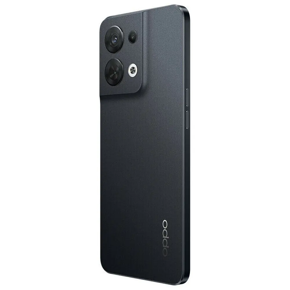 Смартфон OPPO Reno 8 5G 8/256Gb Shimmer Black (Global) NFC Refurbished - фото 2