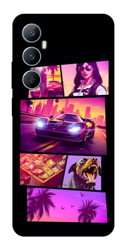 TPU чохол Demsky GTA vibes для Realme C65 4G