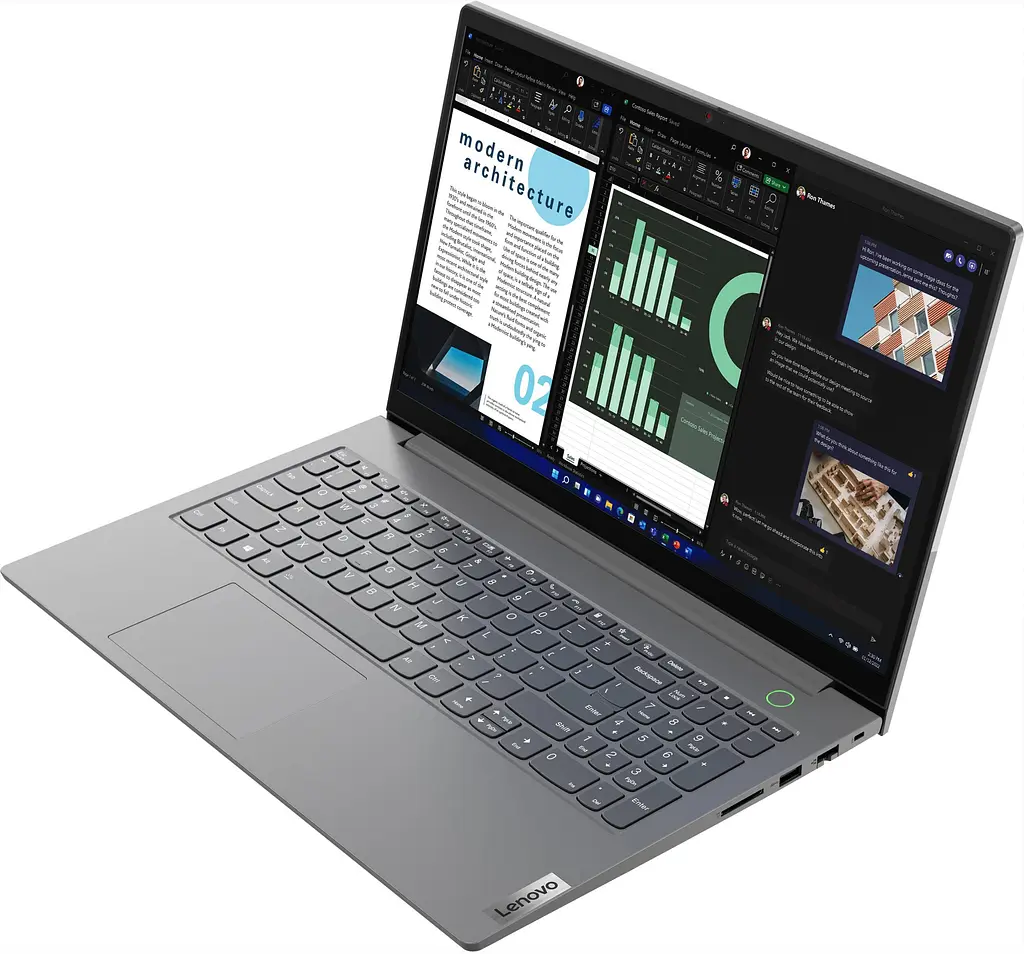 Ноутбук Lenovo ThinkBook 15-G4 15.6' FHD IPS AG, Intel i5-1235U, 8GB, F512GB, UMA, DOS, серый (21DJ0065RA) - фото 3