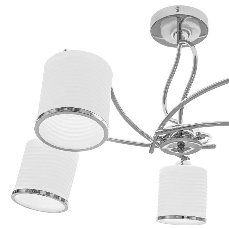 Люстра потолочная Brille классическая E27 60W CH (LK-590C/5) - фото 3