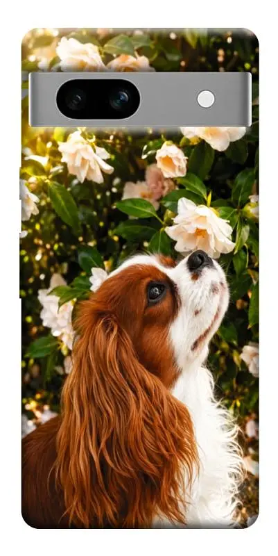 TPU чохол Demsky Flower spaniel для Google Pixel 7a