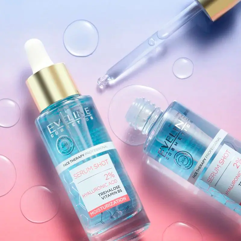 Зволожувальна сироватка для обличчя Eveline Face Therapy Professional, з 2% гіалуроновою кислотою, 30 мл - фото 2