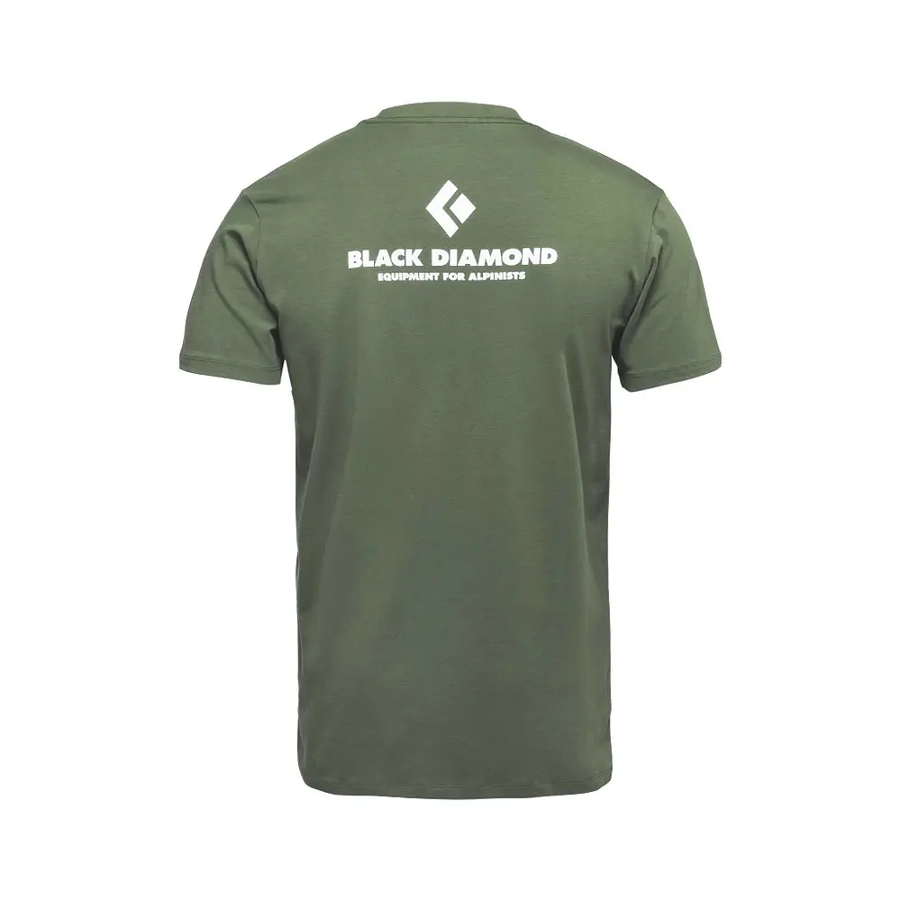 Футболка чоловіча Black Diamond M SS Equipment For Alpinist Tee L Оливковий - фото 5