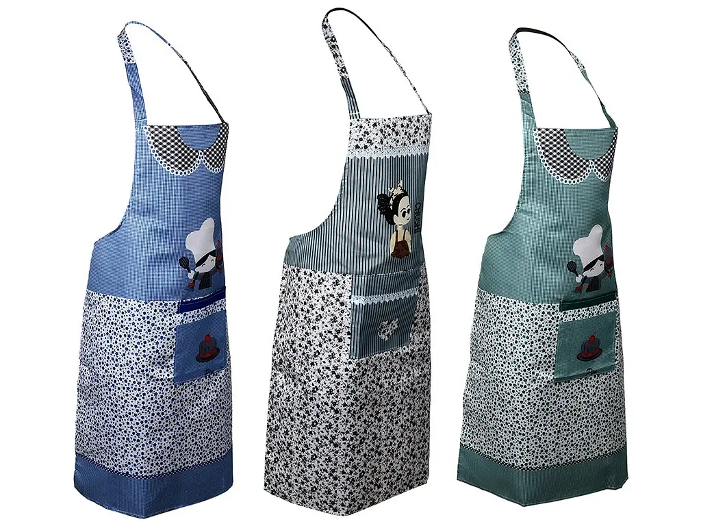 Фартух тканинний з кишенею Cook 63 x 78 см в асортименті R89153 - фото 4