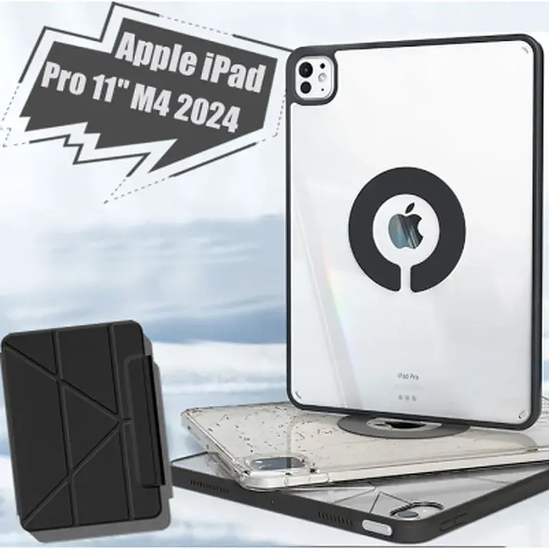 Чохол до планшета BeCover Ultra Slim Origami Flex Apple iPad Pro 11" M4 2024 Black (712977) - фото 7