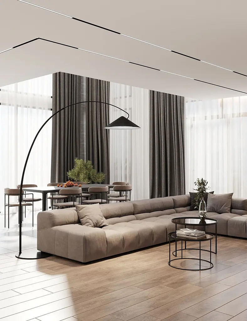 Торшер Skarlat RLL8108 35W BK 3000K - фото 4