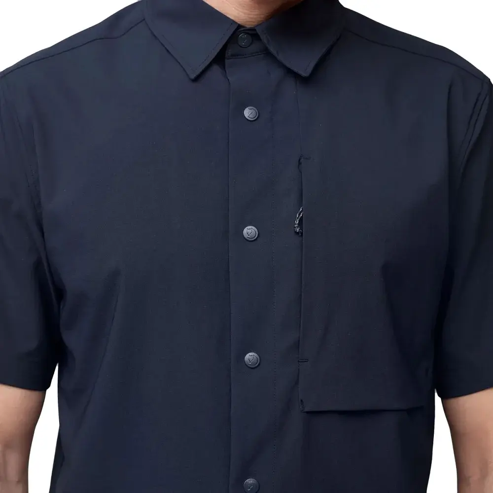 Сорочка Fjallraven High Coast Pack Shirt SS L Dark Navy - фото 6