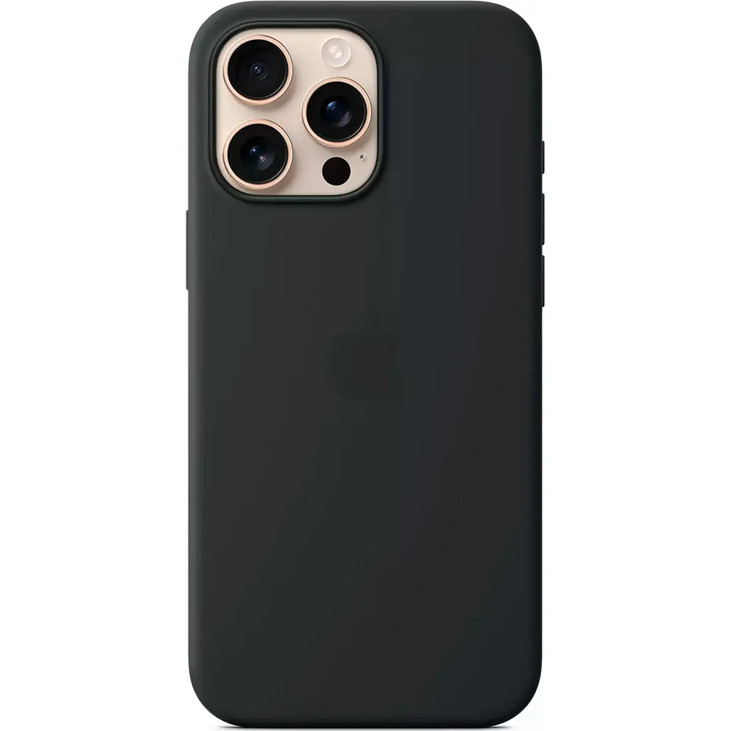 Чохол Silicone Case для Apple iPhone 16 Pro Max Black AA [114901] - фото 2
