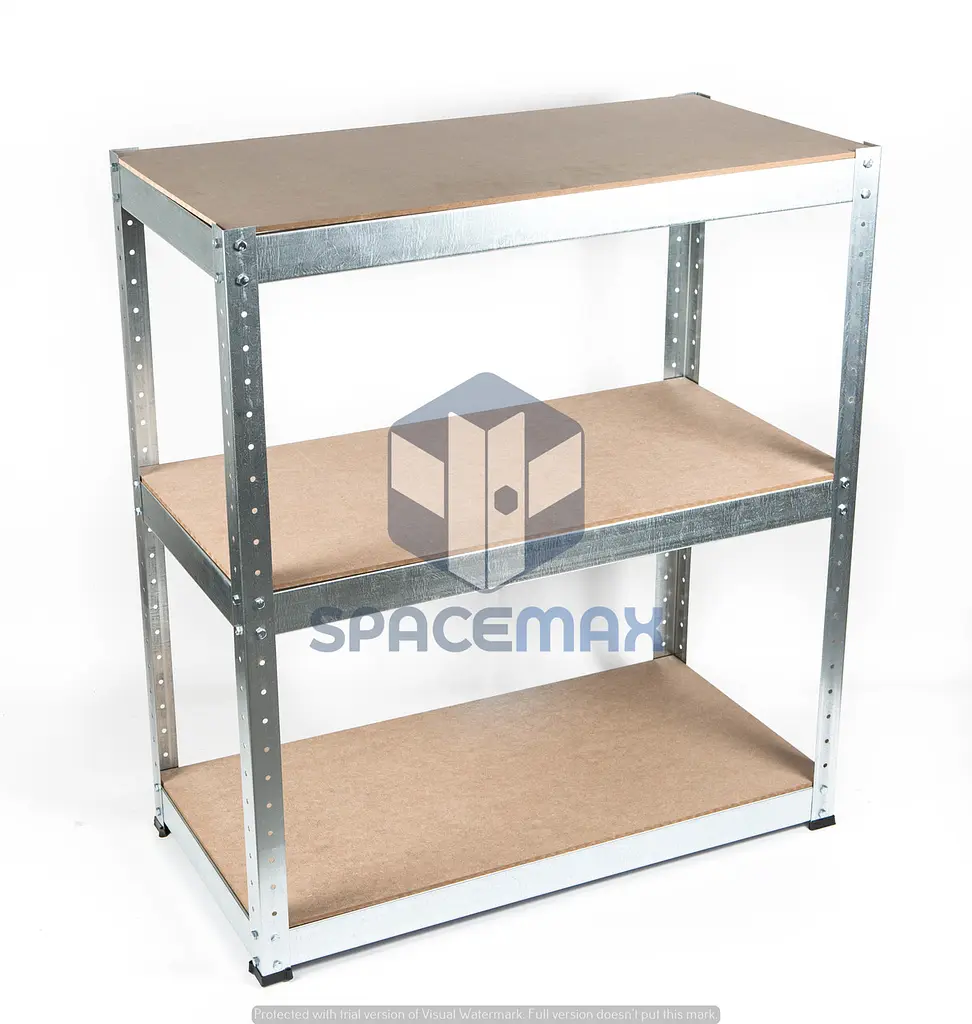 Стелаж металевий 80×80×30 оцинкований самозбірний SPACEMAX - фото 4