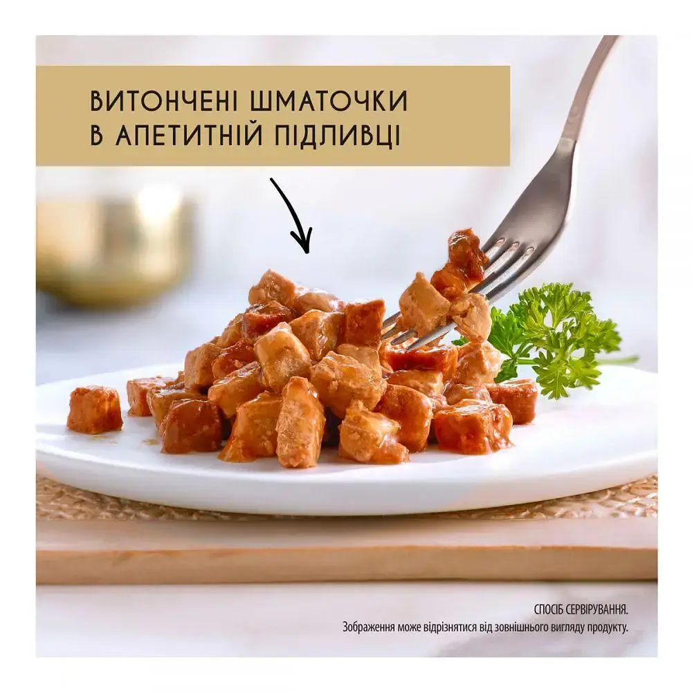 Вологий корм для котів Gourmet Gold Соковита Насолода з лососем 85 г 12560357 - фото 2