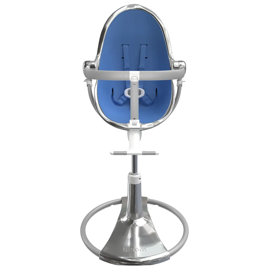 Стульчик для кормления Bloom Fresco Silver/Riviera blue (E10535-S\E10540-RBL) - фото 3