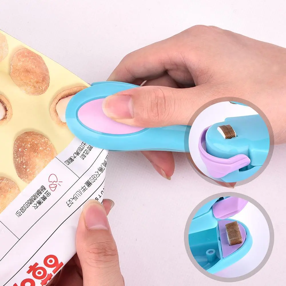 Ручний міні зварювач пакетів Korea Type Mini Sealing Бірюзовий, Kitchen Master 84960 - фото 7