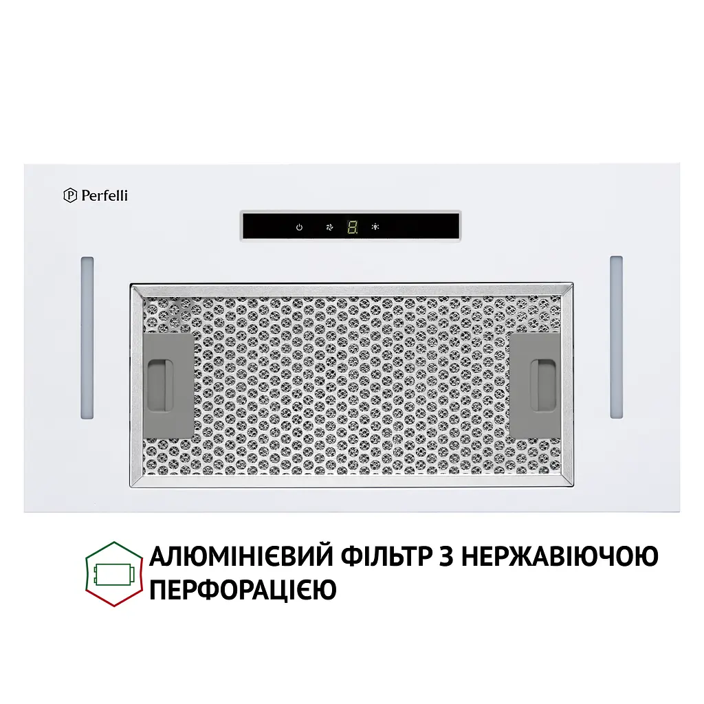 Витяжка повновбудована PERFELLI BIS 5653 WH 1000 LED - фото 2