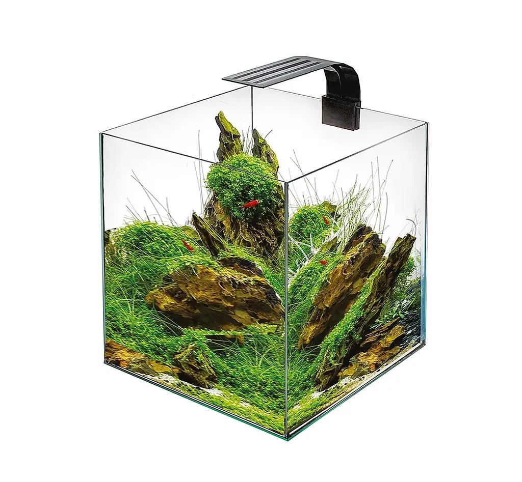 Акваріумний комплект LED Cube 25 Black (чорний), 16 л, 25×25×27 см