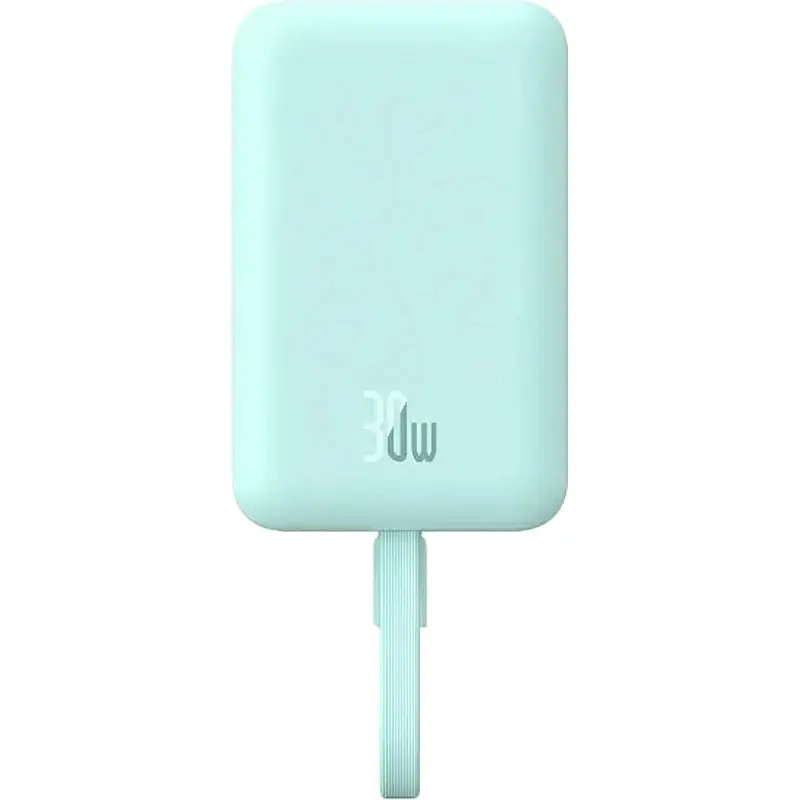 Універсальна мобільна батарея Baseus Magnetic Mini 10000mAh, 30W Blue (P1002210B333-00) - фото 3