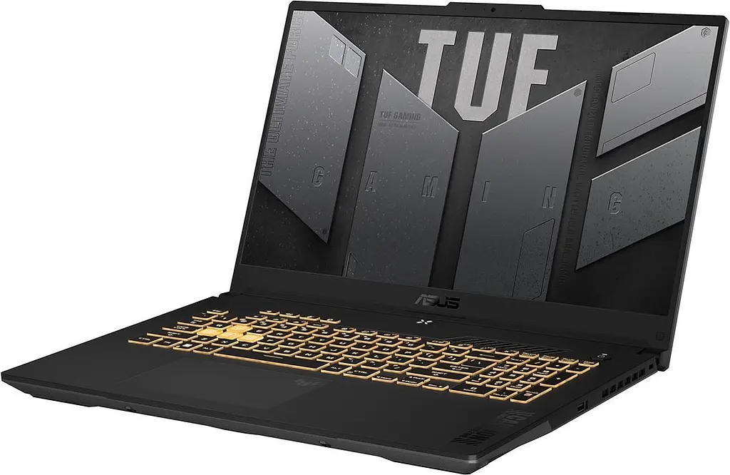 Ноутбук ASUS TUF Gaming F17 FX707VJB-HX063 (17.3 FHD IPS, Intel 5-210H, 16 GB, 512 SSD, RTX 3050 6 GB, DOS) Gray (90NR0MY5-M002H0) - фото 8