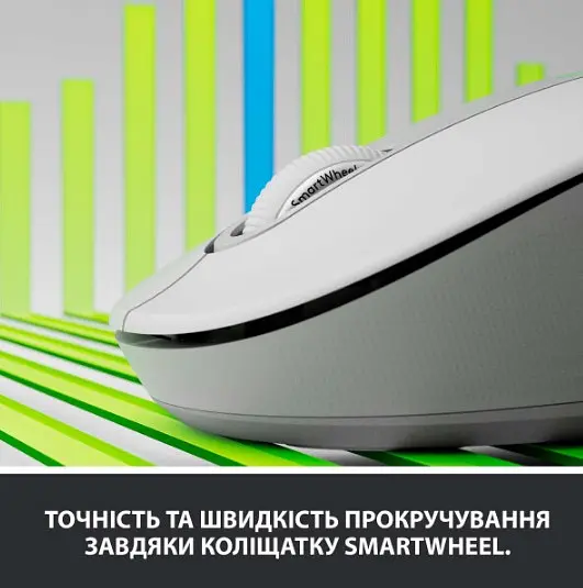 Миша Logitech Signature M650 L Wireless Off-White (910-006238) (6794327) - фото 2