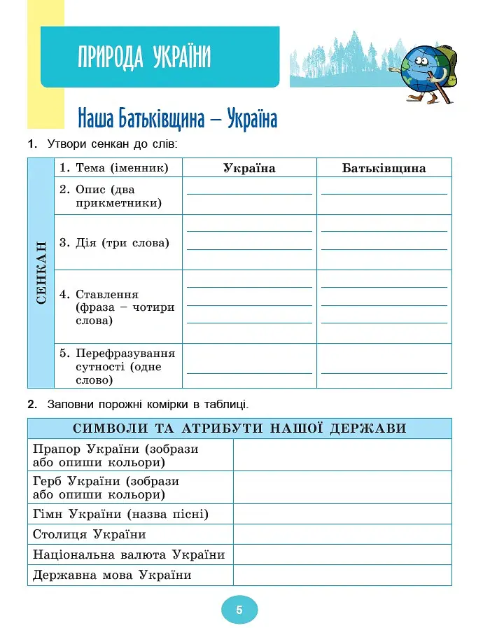 Я досліджую світ 4 клас. Робочий зошит з інтегрованого курсу в 2-х частинах. Частина 1 - Світлана Тарнавська - фото 4