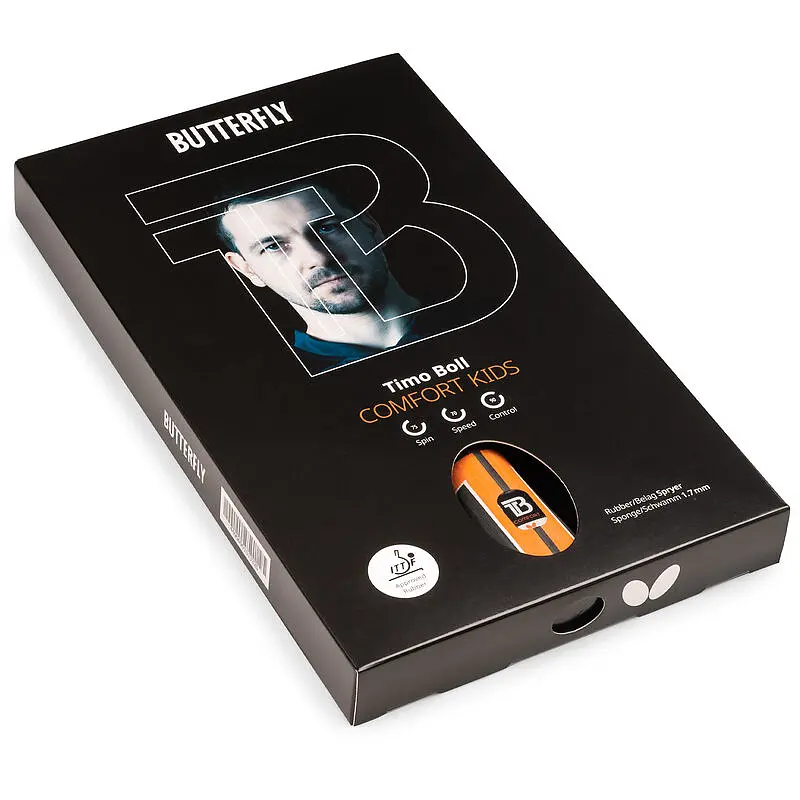 Ракетка для настільного тенісу Butterfly Timo Boll Comfort Junior FL (6110100009) - фото 7