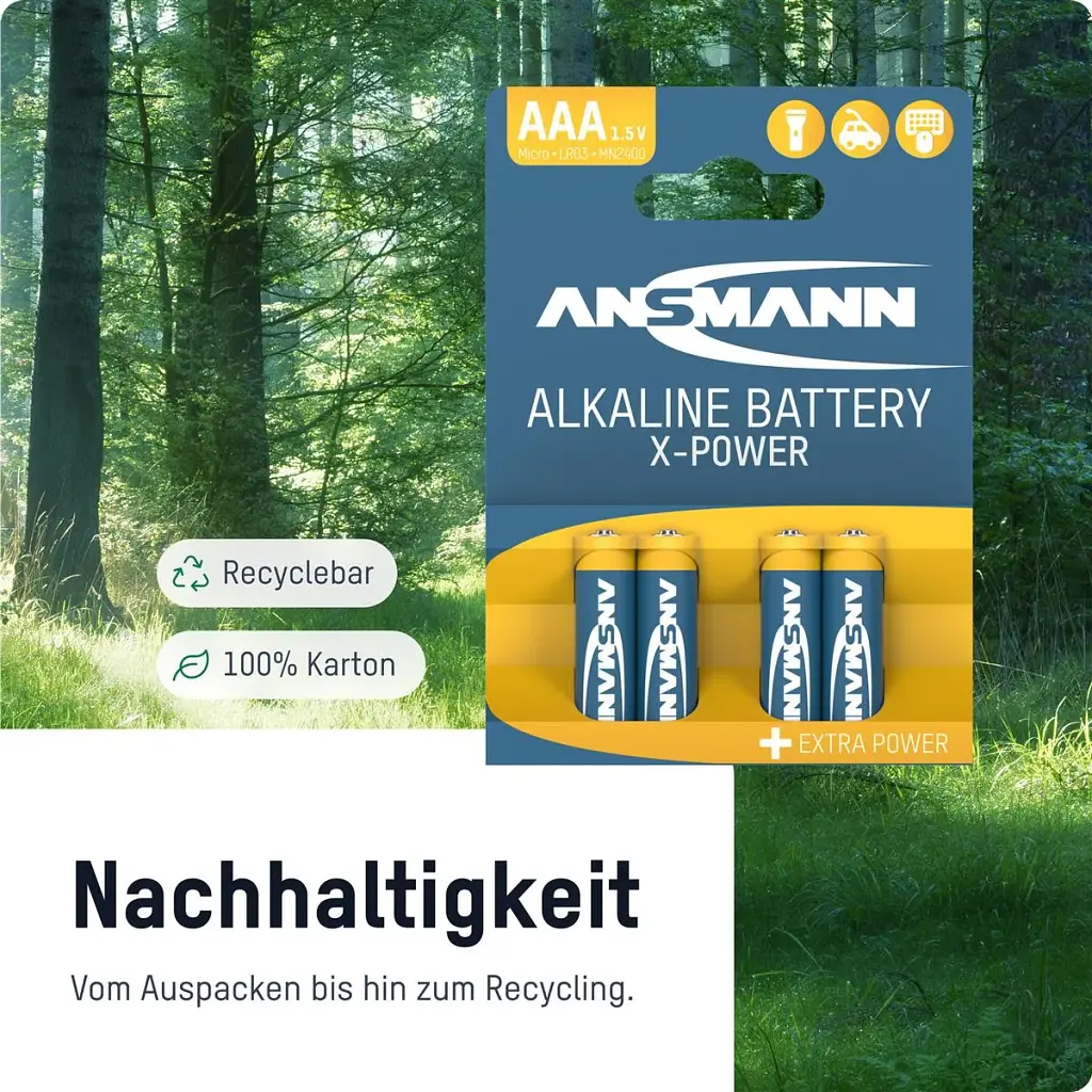 Батарейка Ansmann X-Power AAA/LR03 BL 4шт - фото 10