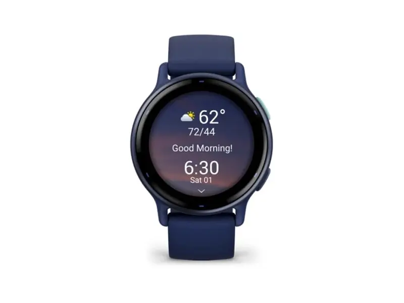 Смарт-годинник Garmin vivoactive 5 Metallic Navy Aluminum Bezel with Navy Case and Silicone Band (010-02862-12) - фото 3