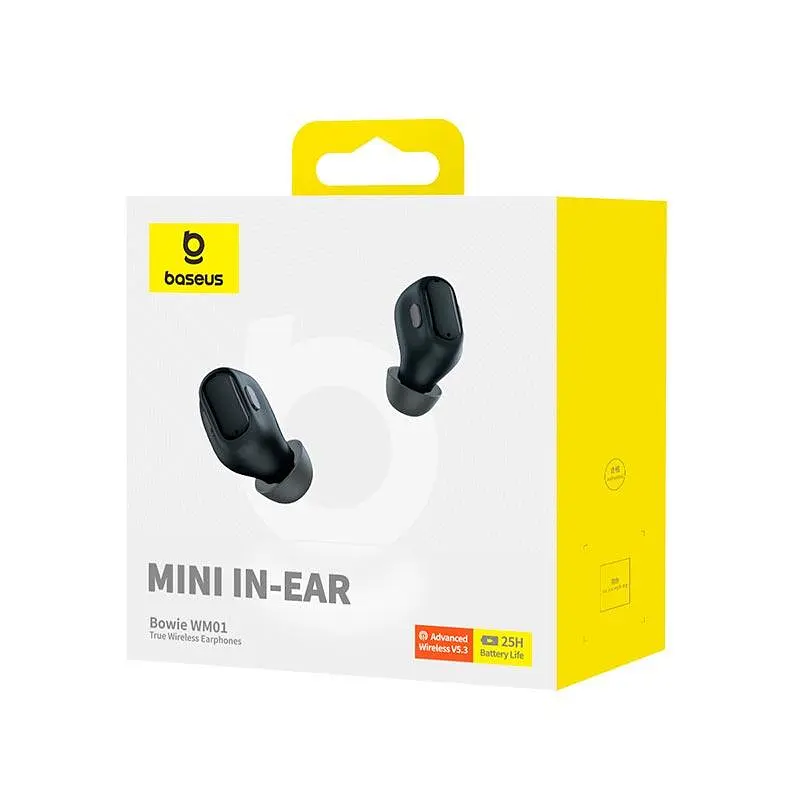 Навушники бездротові Baseus Bowie WM01 BT5.3 black - фото 2
