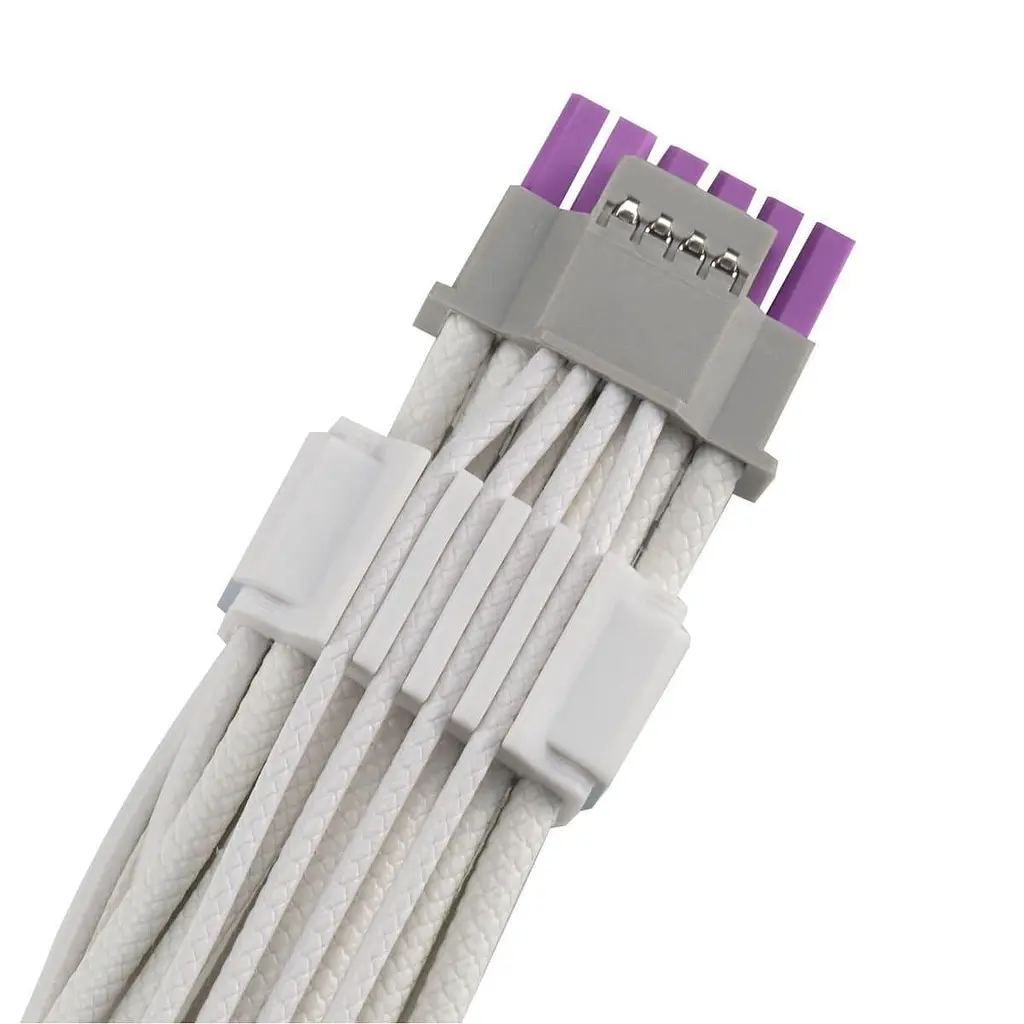 Кабель для відеокарти Asus ROG Equalizer 12V-2x6 ATX 3.1 PCIe 5.1 White (90YE00BP-B0QA00) - фото 4