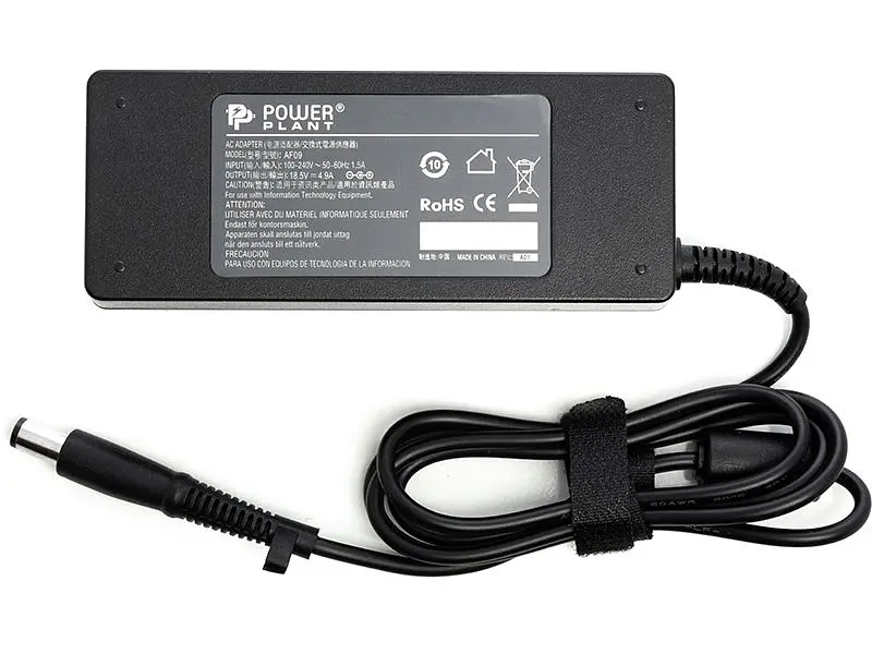 Блок живлення для ноутбуків PowerPlant HP 220V, 18.5V 90W 4.9A (7.4*5.0) (HP90E7450)