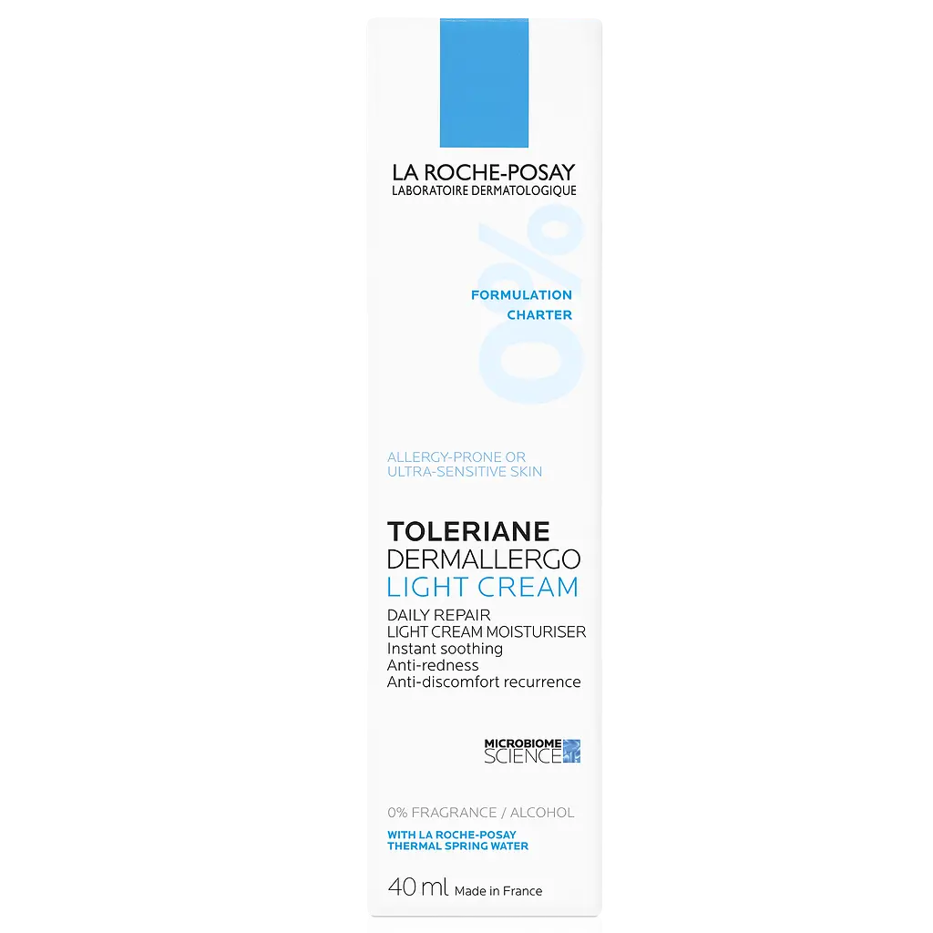 Легкий крем La Roche-Posay Toleriane Dermallergo Light заспокійливий зволожуючий догляд, для гіперчутливої та схильної до алергії нормальної шкіри обличчя та шкіри навколо очей 40 мл (MB442600) - фото 3