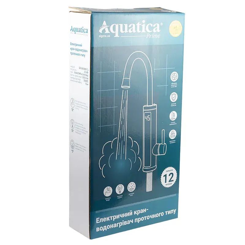 Проточний водонагрівач Aquatica s89 3.3кВт для кухн (9789111) - фото 6