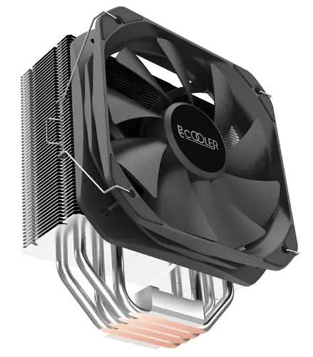 Кулер для процесора PcCooler PALADIN 400, алюміній/мідь, 1x130 мм, для Intel 1700/1200/115x, AMD AM5/AM4, до 200 Вт, висота 157 мм - фото 2