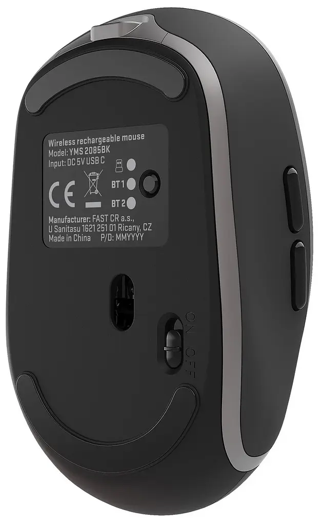 Миша комп'ютерна Yenkee YMS 2085BK Dual mode WL mouse NOBLE (7090572) - фото 6