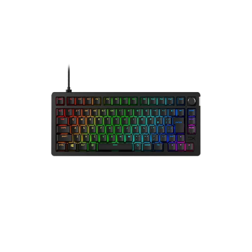 Клавіатура механічна Alloy Rise 75key, Red, USB-A, EN/UA, RGB, чорний HyperX teh0013836 - фото 2
