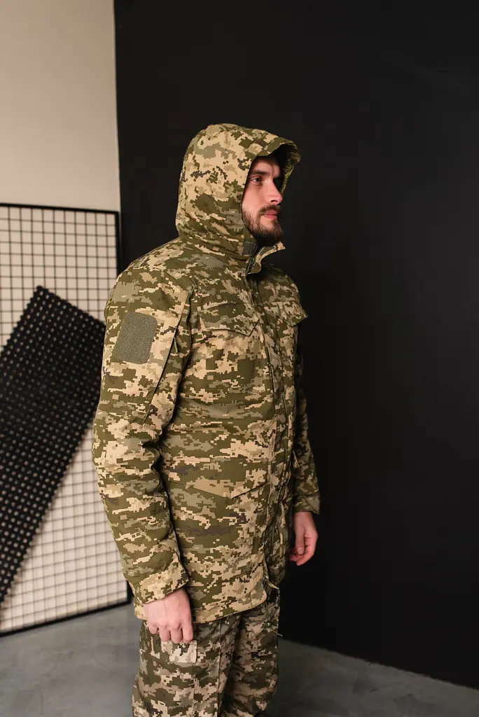Куртка-бушлат військова чоловіча тактична Туреччина ЗСУ Піксель 8923 L - фото 6