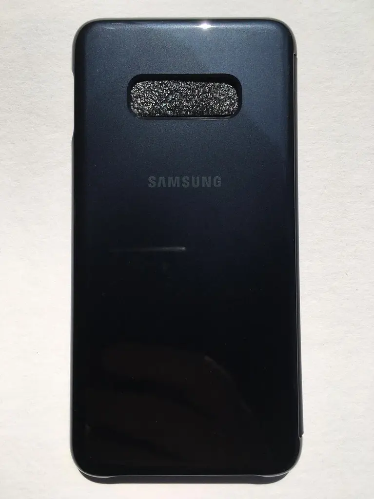 Оригінальний чохол-книжка Official S-View Clear View Cover EF-ZG970CBEGRU для Samsung Galaxy S10e (5.8") Чорний - фото 7