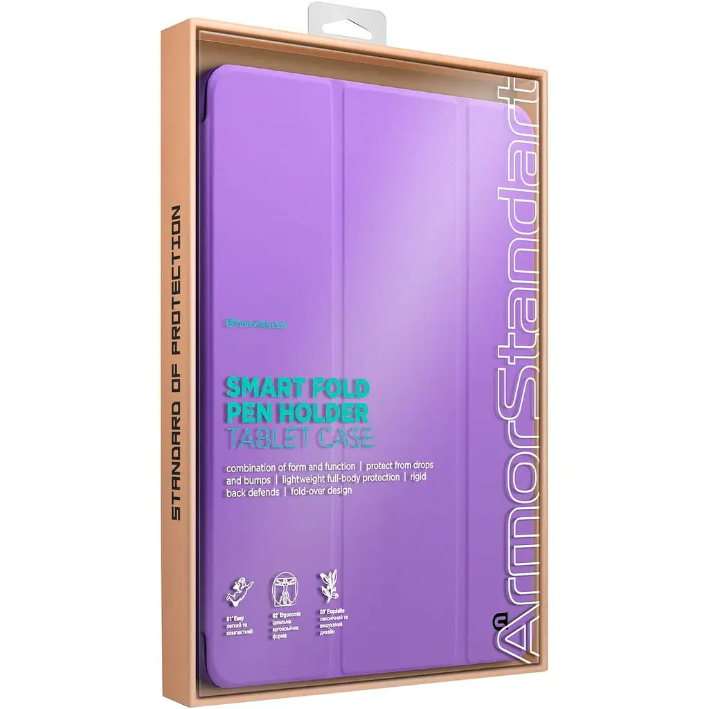 Чохол-книжка ArmorStandart Smart Fold Pen для Apple iPad 11 2025 (A16)/10.9 2024/2022 Light Purple (ARM74949) [133700] - фото 4