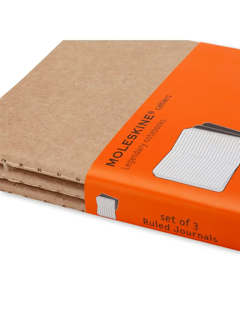 Записник Moleskine Cahier кишеньковий, Лінійка Беж (QP411) - фото 2